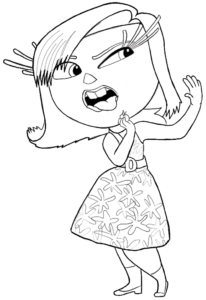 inside out colouring pages