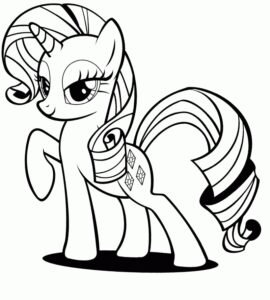 printable my little pony colouring pages
