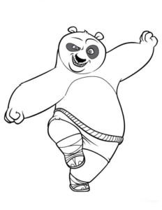 red panda colouring pages