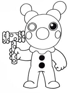 roblox colouring pages