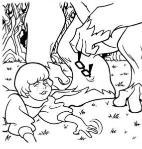 mystery colouring pages
