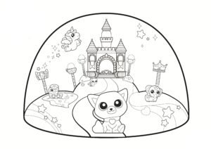 shopkins colouring pages