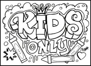 colouring pages for teens