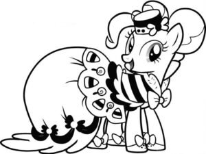 pinkie pie colouring pages