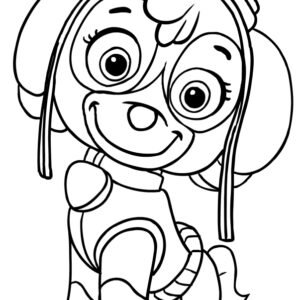 skye colouring page