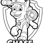 chase colouring pages