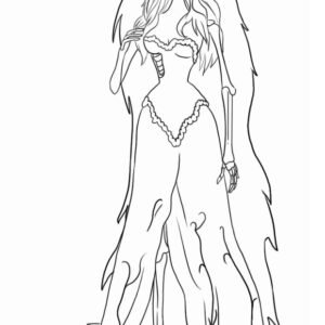 corpse bride colouring pages
