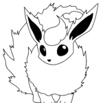 eevee colouring page