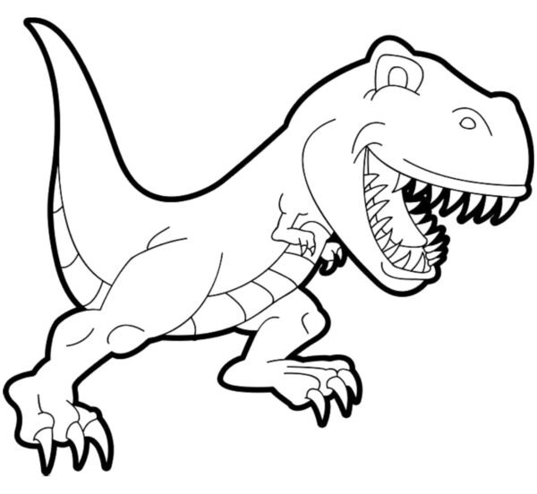 dinosaur colouring pages free