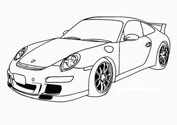 mclaren colouring pages