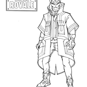 fortnite colouring pages