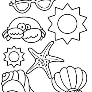 ocean colouring page