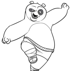 red panda colouring pages