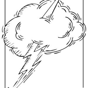 tornado colouring pages