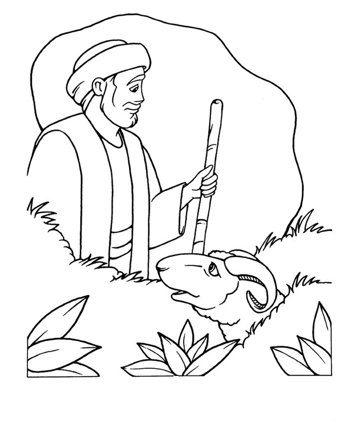 abraham and isaac colouring pages
