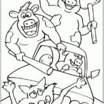 barnyard colouring pages