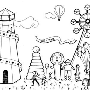 fair colouring pages
