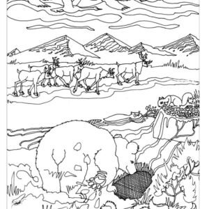 hibernation colouring pages
