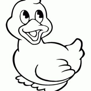 rubber duck colouring pages