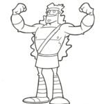 samson colouring pages