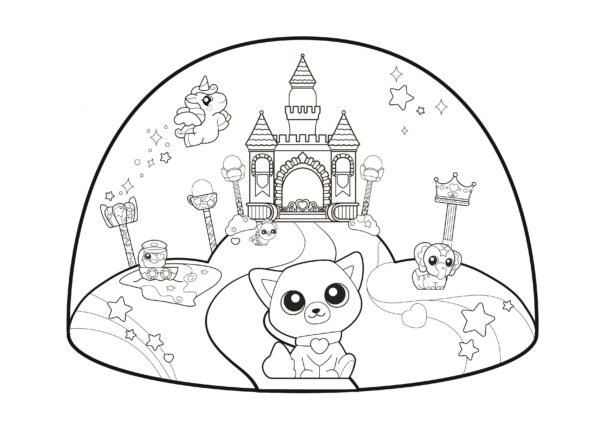 shopkins colouring pages