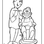 dentist colouring pages