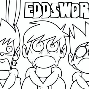 eddsworld colouring pages
