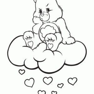 free care bear colouring pages